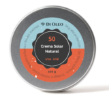CREMA SOLAR NATURAL OXIDO DE ZINC No Nano Factor 50 Lata 100g DI OLEO