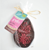 HUEVO DE PASCUA DE CACAO 60% FRAMBUESA SIN ALERGENOS BIO 100 GR FIDU