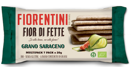 TOSTADAS DE TRIGO SARRACENO ECOLOGICAS SIN GLUTEN 140 GR (7 X20 GR) FIORENTINI