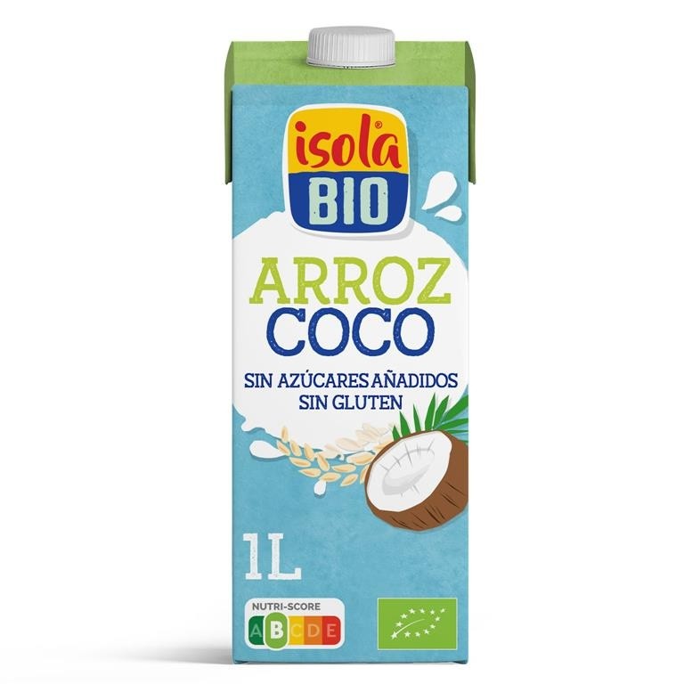 BEBIDA DE ARROZ Y COCO BIO, 1L ISOLA BIO