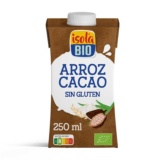 BEBIDA VEGETAL MINI DE ARROZ CON CACAO BIO, 250 ml, ISOLA BIO