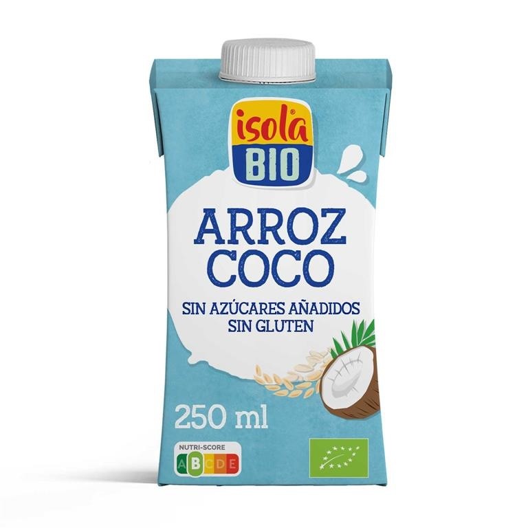 BEBIDA MINI DE ARROZ Y COCO BIO, 250 ML ISOLA BIO