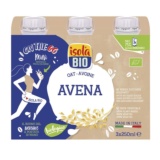 PACK BEBIDA VEGETAL DE AVENA ON THE GO BIO, 250 ml X 3 ISOLA BIO