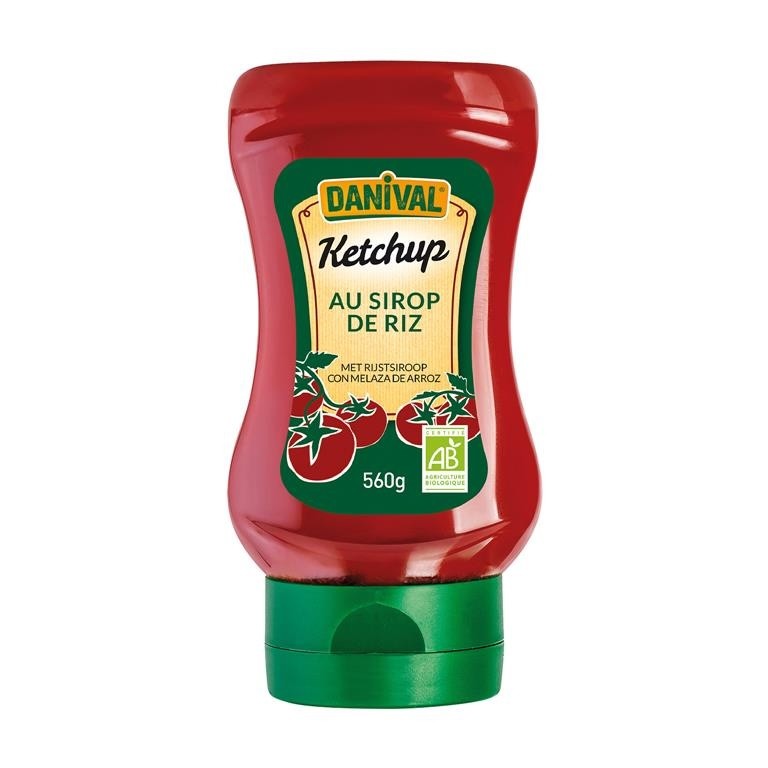 KETCHUP SIN AZUCAR SIN FRUCTOSA 560 ML DANIVAL