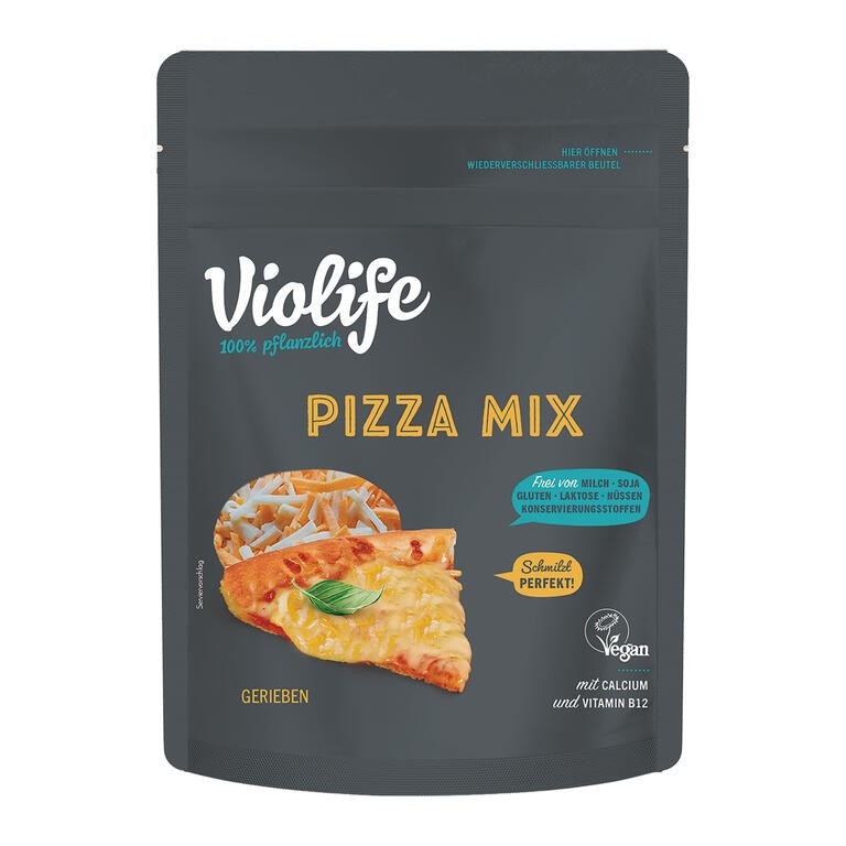 QUESO RALLADO VEGANO SABOR PIZZA 180 GR VIOLIFE