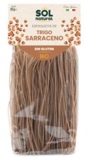 ESPAGUETIS DE TRIGO SARRACENO BIO SIN GLUTEN 250 gr SOLNATURAL