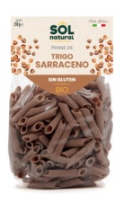 PENNE DE TRIGO SARRACENO SIN GLUTEN 250G BIO SOLNATURAL