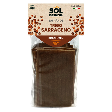 LASAÑA DE TRIGO SARRACENO SIN GLUTEN 250G BIO SOLNATURAL