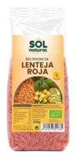 RISONI DE LENTEJA ROJA BIO 250 GR SOLNATURAL