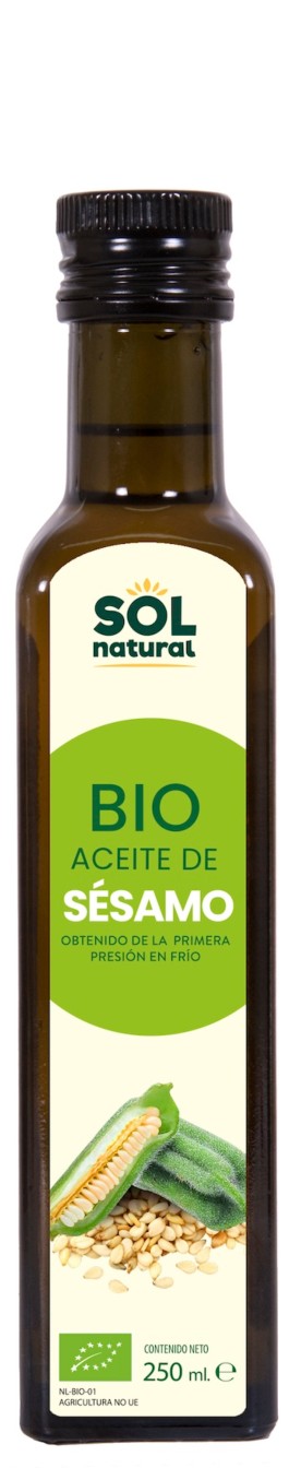 ACEITE DE SESAMO BIO 500 ml SOL NATURAL