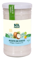 ACEITE DE COCO VIRGEN EXTRA GRANDE BIO 1 LT SOLNATURAL