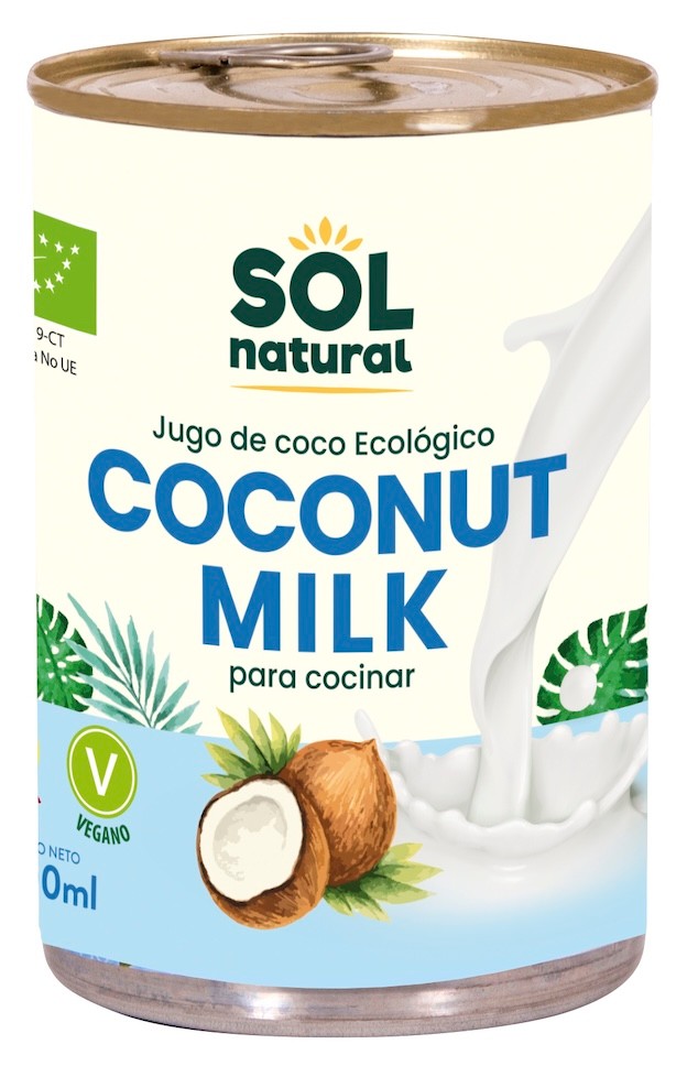 CREMA DE COCO PARA COCINAR 400 ML SOLNATURAL