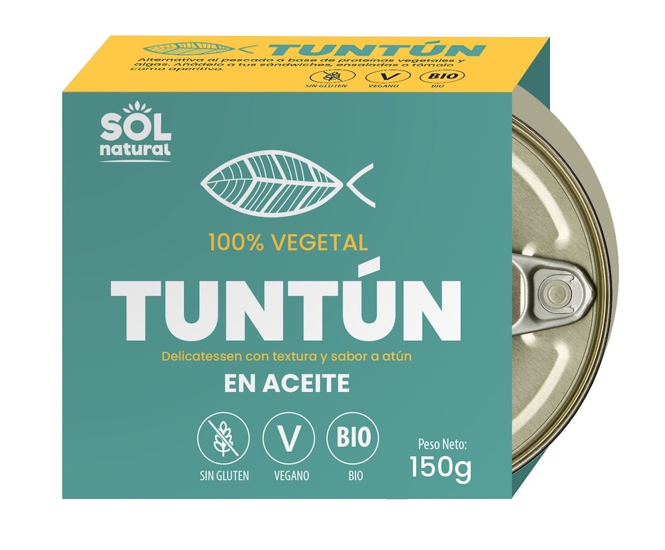 TUNTUN EN ACEITE VEGAN 160g SOLNATURAL