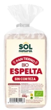 PAN TIERNO SIN CORTEZA DE ESPELTA BIO 300 GR SOLNATURAL 