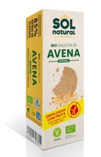 GALLETAS DE AVENA ENDULZADAS CON FRUTA BIO 175 g SOLNATURAL