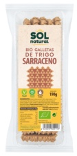 GALLETAS DE TRIGO SARRACENO BIO 190 g SOLNATURAL