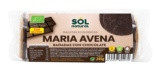 GALLETAS MARIAS AVENA BAÑADAS CHOCOLATE SIN GLUTEN 200G BIO SOLNATURAL
