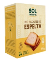 BISCOTES ESPELTA SOLNATURAL 270 GR
