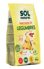 NACHOS CON LEGUMBRES BIO 80 GR SOLNATURAL
