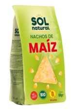 NACHOS DE MAÍZ NO FRITOS BIO SIN GLUTEN 80 GR SOLNATURAL