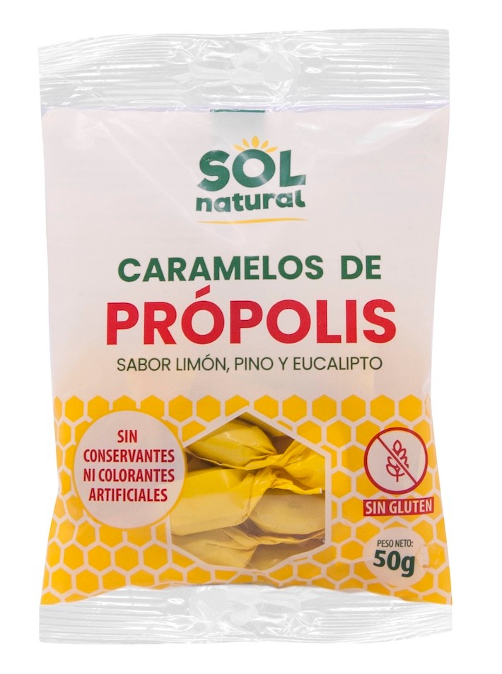 CARAMELOS DE PRÓPOLIS 50 GR SOL NATURAL