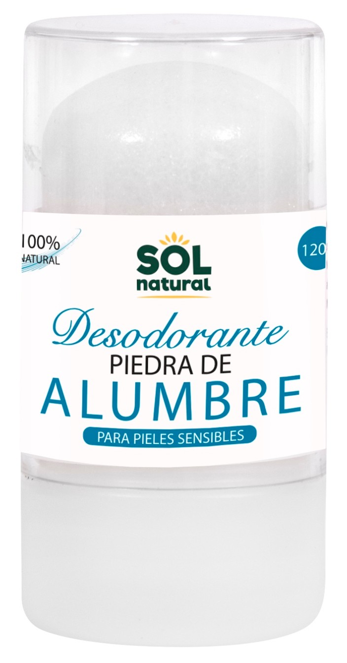 DESODORANTE PIEDRA DE ALUMBRE 120 gr SOLNATURAL