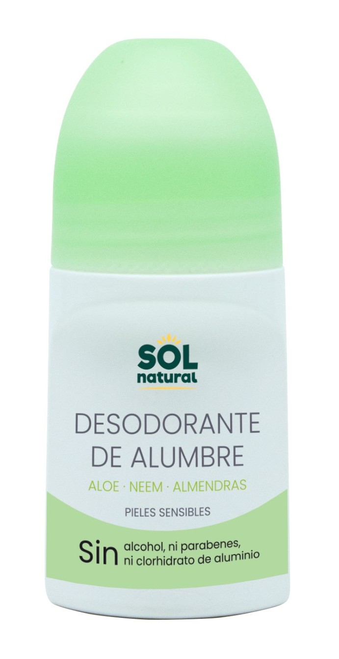 DESODORANTE LIQUIDO DE ALUMBRE Y NEMM 75 ML SOLNATURAL