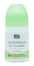 DESODORANTE LIQUIDO DE ALUMBRE Y NEMM 75 ML SOLNATURAL