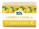 JABON NATURAL SOLIDO DE LIMON Y CANELA 100G SOLNATURAL
