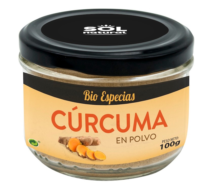 CÚRCUMA EN POLVO BIO 100 GR SOLNATURAL