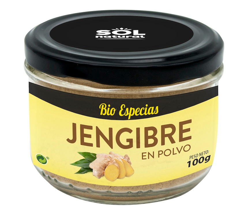 JENGIBRE EN POLVO BIO 100 GR SOLNATURAL