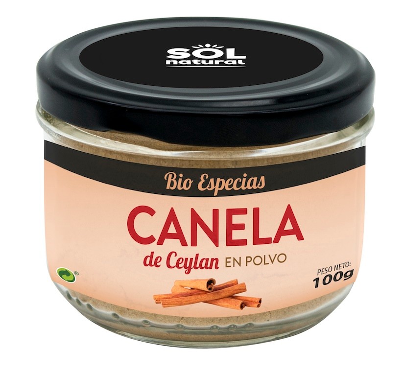 CANELA EN POLVO BIO 100 GR SOLNATURAL