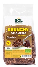 MUESLI KRUNCHY DE AVENA SIN GLUTEN CHOCOLATE BIO 350 GR SOLNATURAL