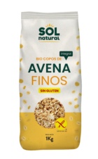 COPOS DE AVENA FINOS SIN GLUTEN BIO SOLNATURAL 1 KG