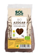 AZUCAR MORENO DE CAÑA INTEGRAL CON MELAZA 1KG SOLNATURAL