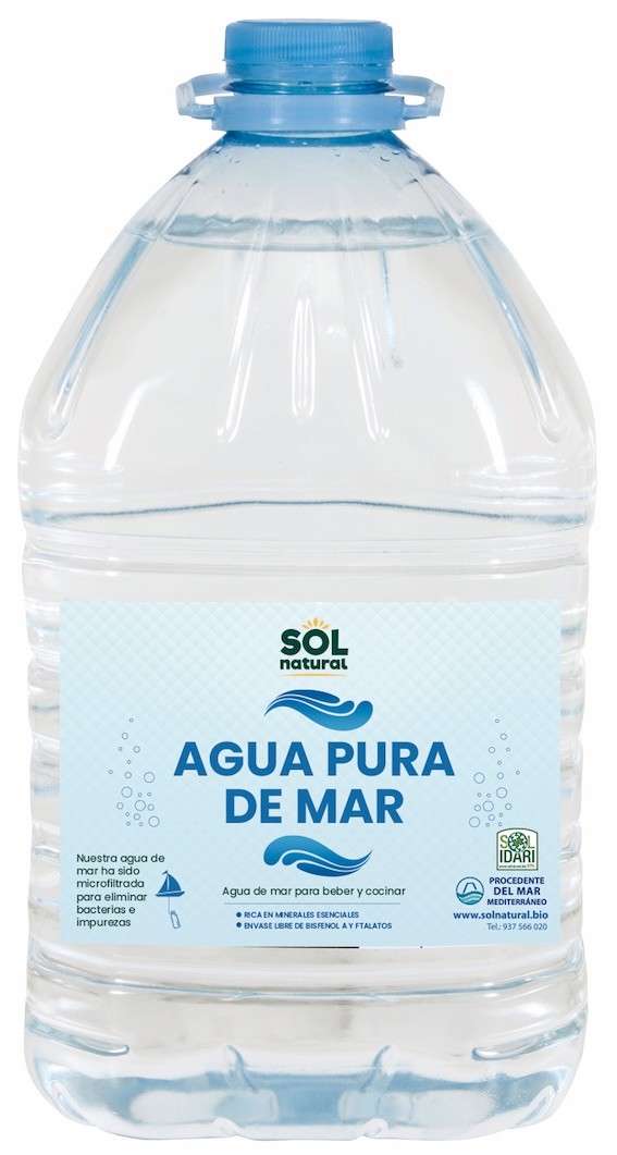 AGUA DE MAR GARRAFA 5 litros SOLNATURAL