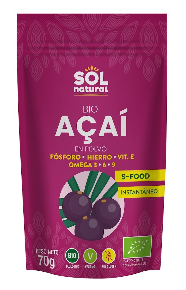 ACAI EN POLVO BIO 70 GR SOLNATURAL