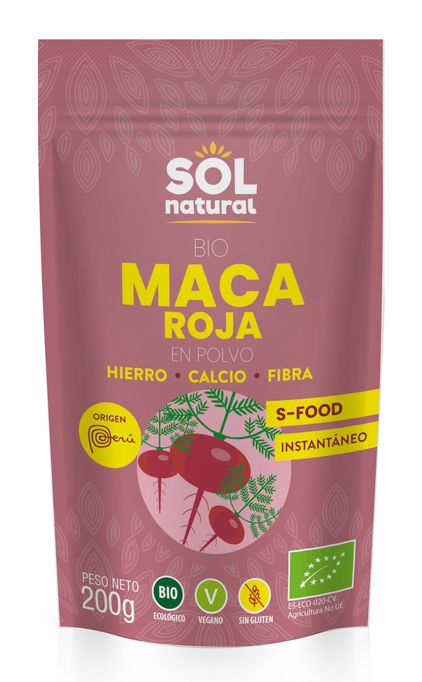 MACA ROJA 200 GR SOLNATURAL