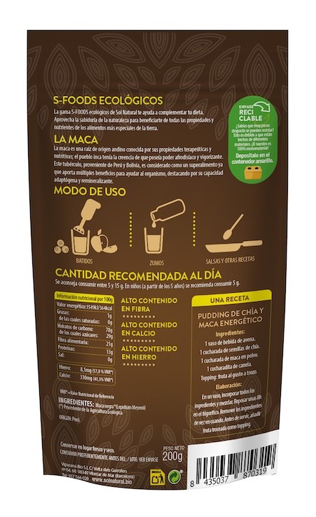 MACA NEGRA 200 GR SOLNATURAL 1