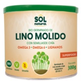GERMINADO DE LINO MOLIDO CON CHIA 300 GR SOLNATURAL