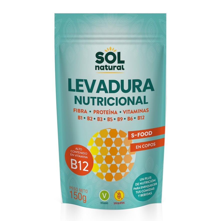 LEVADURA NUTRICIONAL CON VITAMINA B-12 150 GR SOL NATURAL