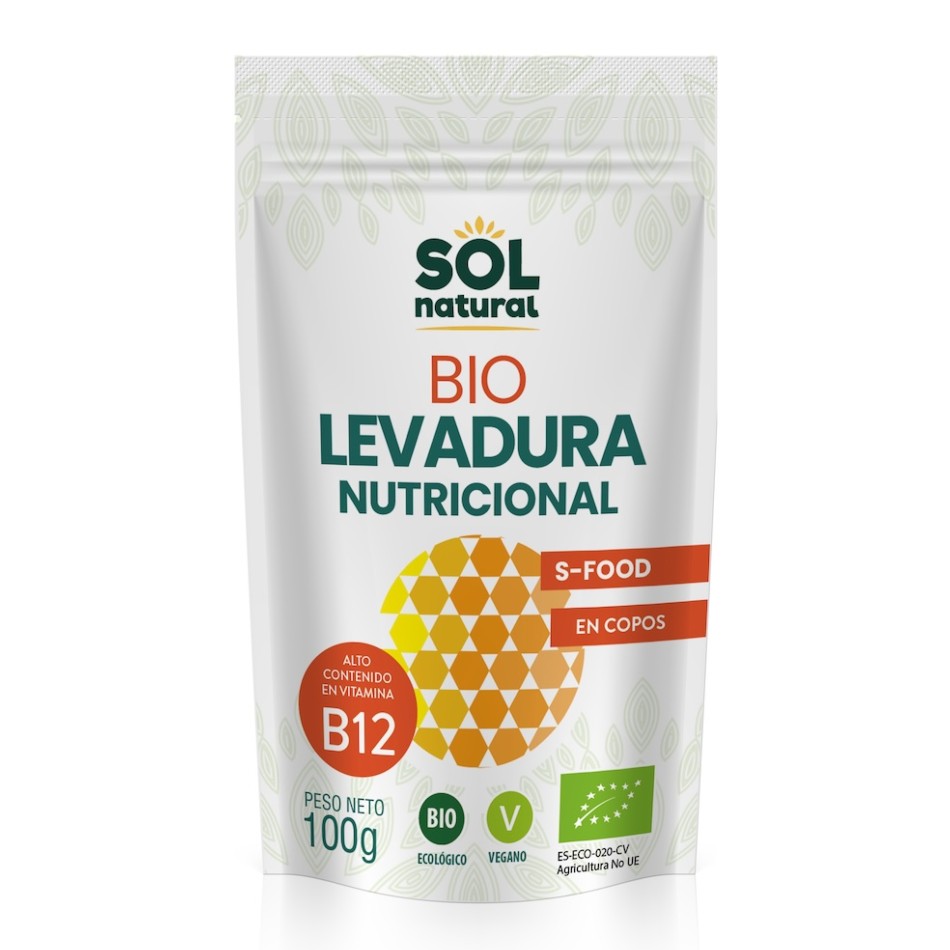LEVADURA NUTRICIONAL CON VITAMINA B-12 100 GR SOL NATURAL
