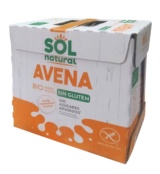 PACK DE 6 BEBIDAS DE AVENA CALCIO SIN GLUTEN BIO 1 LITRO SOLNATURAL