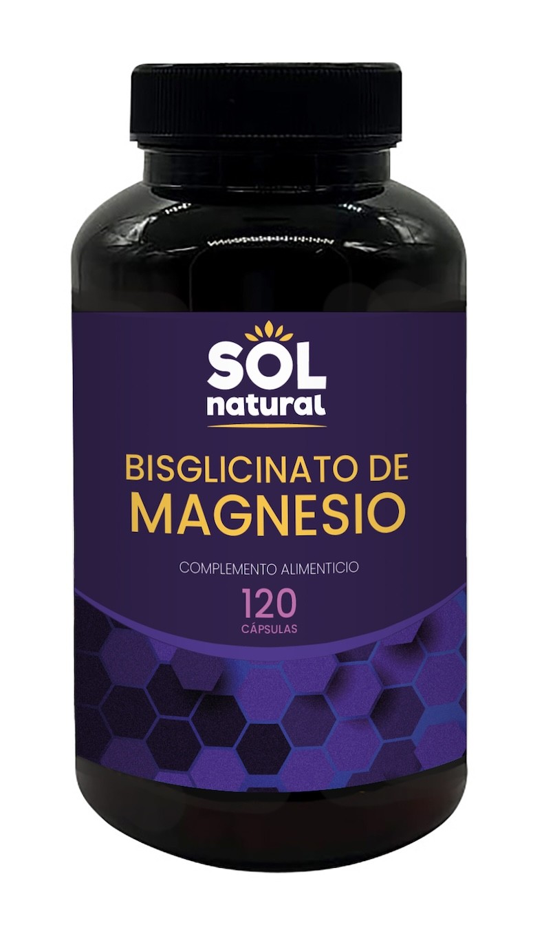 BISGLICINATO DE MAGNESIO 120 CAPS 775mg SOLNATURAL