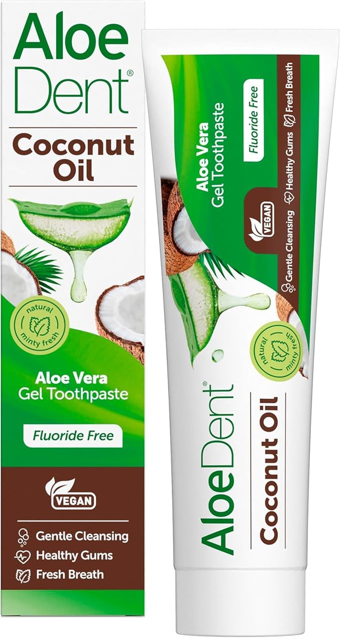 DENTÍFRICO ALOE VERA COCONUT SIN FLÚOR