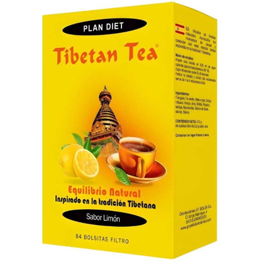 TIBET INFUSION LIMON 180g 90 FILTROS TIBETAN TEA