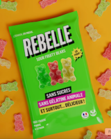 OSITOS DE GOMA ACIDOS SIN AZUCAR 50 GR REBELLE