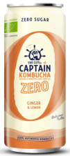 GUTsy Captain Kombucha Zero Jengibre y Limón Lata 250mL
