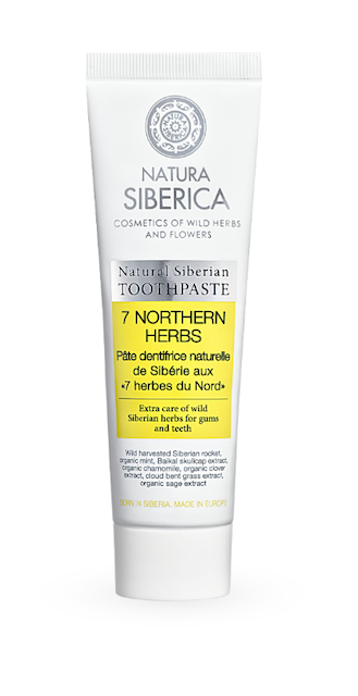 PASTA DE DIENTES NATURAL SIBERIANA, 7 HIERBAS NORDICAS, 100 gr NATURA SIBERICA