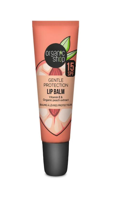 BALSAMO LABIAL OS PROTECCION SUAVE SPF 15. VITAMINA E Y EXTRACTO DE MELOCOTON, 10 ML ORGANIC SHOP